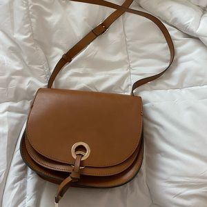 Zara Leather Shoulder Bag